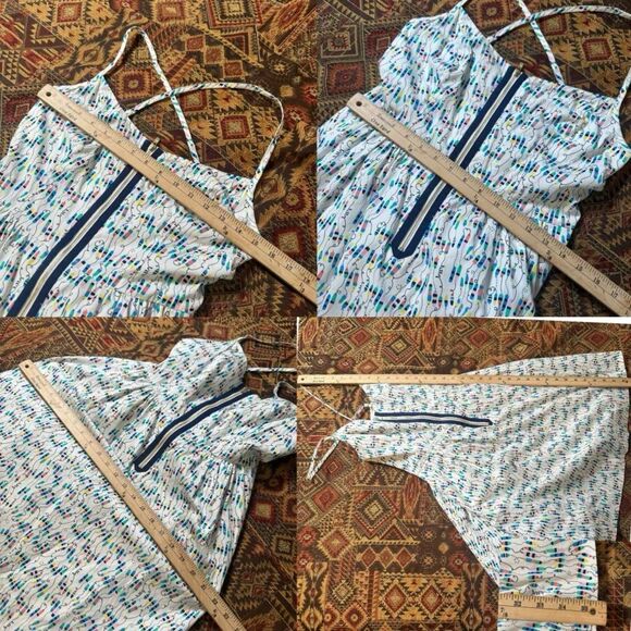 Lilly Pulitzer Sz 2 Oh Buoy Alexi Nautical Mini Dress Beachy Cottagecore Whimsy - Picture 3 of 11